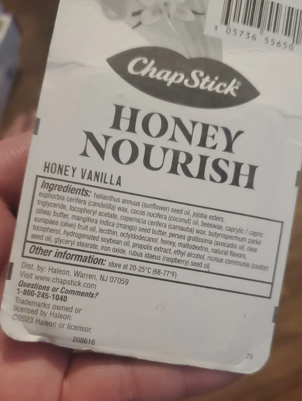 Honey Vanilla Chapstick 3 Count